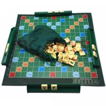 Карточная игра Scrabble Game Оригинальная, высококачественная, очень подходит для настольной игры для детей и всей семьи