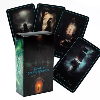 Карточные игры Таро Священных Королевств 10,3x6 см, 78 шт. Карты Оракула для духовного и энергетического резонанса