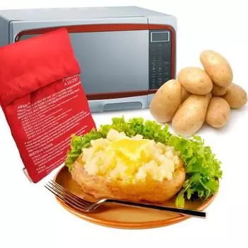 Картофельный экспресс-мешок для картофеля, микроволновая печь для выпечки картофеля, мешок для приготовления пищи, инструмент для выпечки, кухонные инструменты красный