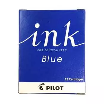 Картридж для перьевой ручки Pilot, синие чернила, 12 шт. IRF12SL