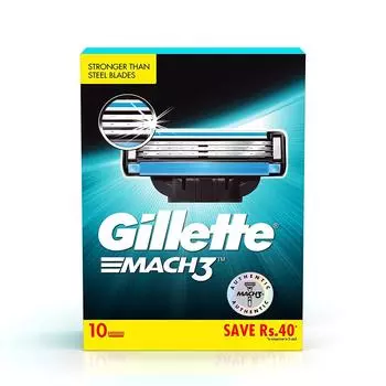 Картридж Gillette Mach 3 (Пакет из 10)