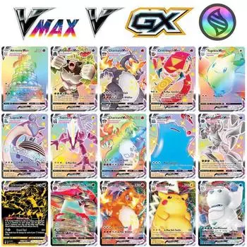 Карты покемонов Shining VSTAR GX EX VMAX V MEGA TAG TEAM Energy Trainer Чаризард Пикачу боевая коллекционная карточная игра детские игрушки подарок