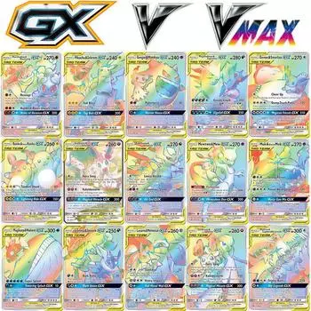 Карты покемонов Shining VSTAR GX EX VMAX V MEGA TAG TEAM Energy Trainer Чаризард Пикачу боевая коллекционная карточная игра детские игрушки подарок