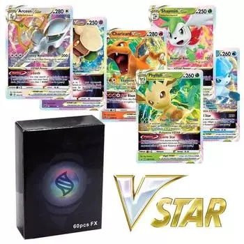 Карты покемонов Shining VSTAR GX EX VMAX MEGA TAG TEAM Energy Trainer Чаризард Пикачу Редкая коллекция Battle Коллекционная карточная игра Детские игрушки Подарок