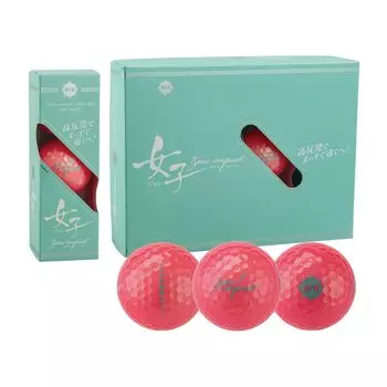 Kasco Golf Ball Zeus Impact 3 Pearl Pink Women s