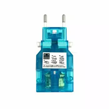Kashimura International Conversion Plug World Compatible Sasuke 4 Blue Power Plug с функцией блокировки B3 O2 CB B/C/O/SE/BF / / / (Бразилия) НТИ-599