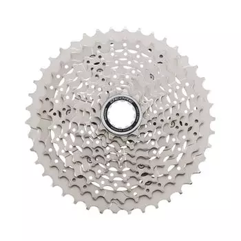 Кассетная звездочка SHIMANO 10s ECSM410010146 DEORE CS-M4100 11-46T 11-13-15-18-21-24-28-32-37-46T серебряный