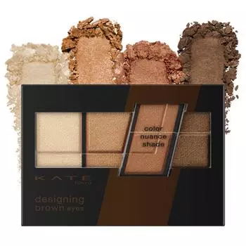 Kate Набор теней для век Designing Brown Eyes, BR-1, 1 шт.