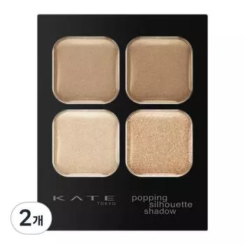 Тени для век Kate Popping Silhouette Shadow BE-1, Cinnamon Pop, 2 шт.