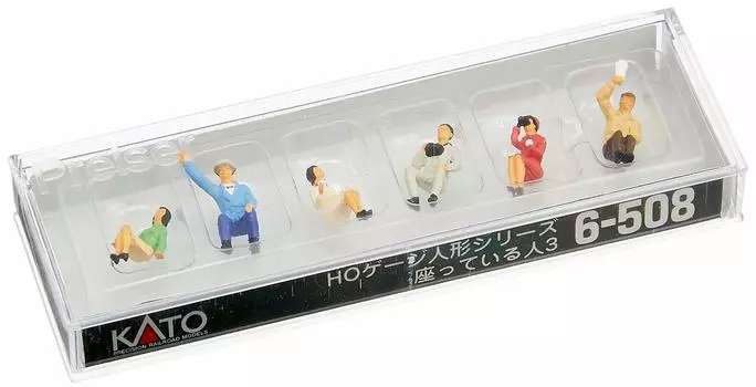 KATO HO gauge sitting person 3 diorama supplies 6-508