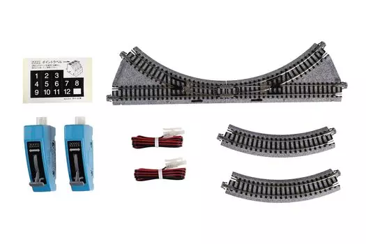 KATO KATO N Gauge CV2 Unitrack Compact Exchange Line Electric Point Set Набор для железнодорожной модели рельс 20-891