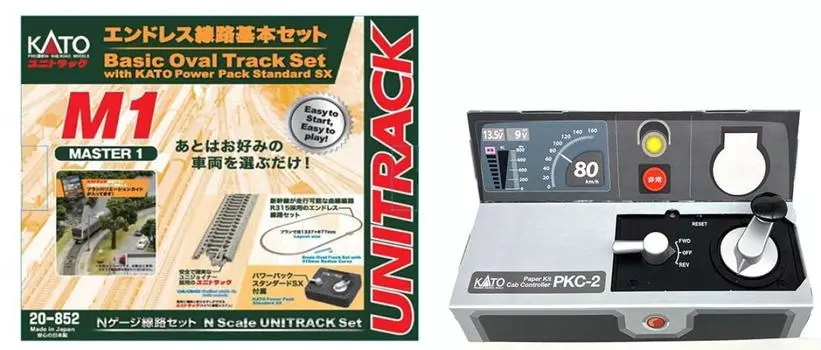 KATO Let s Get Started N Gauge Endless Track Basic Set Master 1 [KATO Driving Play Kit (Paper Craft)] Included Set Railway Model Introductory Set