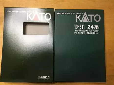 KATO N Gauge 24 Series Sleeper Express Yuzuru Basic 6-вагонный набор 10-811 модель пассажирского вагона железной дороги