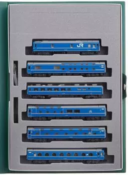 KATO N Gauge 24 Series Sleeper Express Hokutosei DX Formation Basic Set Railway Model Passenger Car 6-Car 10-831