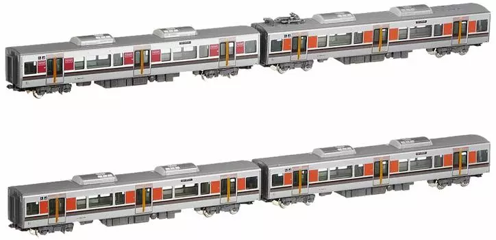 KATO N Gauge 323 Series Osaka Loop Line Дополнительный набор из 4 вагонов Модель поезда 10-1602 оранжевый