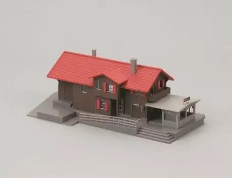 KATO N Gauge Alps Glacier Express Swiss Station Building Diorama Supplies 23-245A