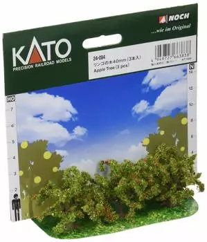 Kato N-Gauge Apple Tree 40mm (3 Pieces) [24-084] (Japan Import)