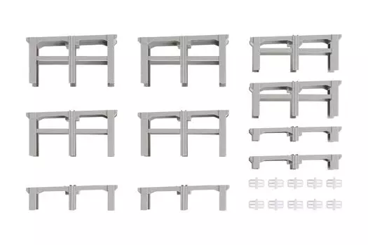 KATO N Gauge Double Track Slope Pier Auxiliary Set Railway Model Supplies 23-049