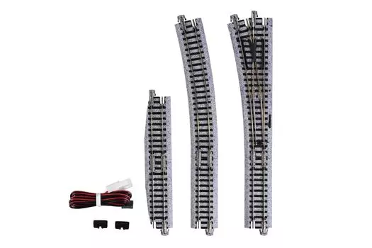KATO N Gauge Electric Point 4 Left Railway Model Supplies No. 20-220