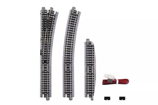 KATO N Gauge Electric Point 4 Right Railway Model Supplies No. 20-221