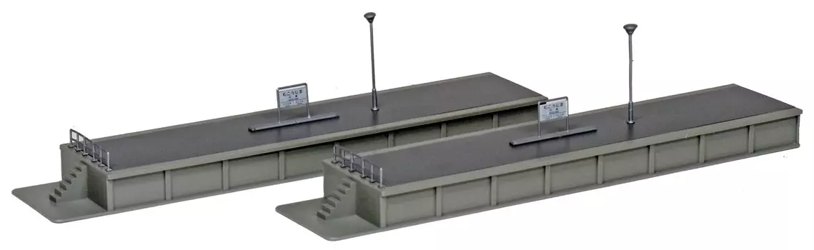 KATO N Gauge Island Home End A 2 Pieces Railway Model Supplies 23-174