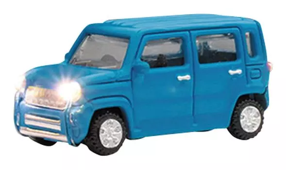 KATO N Gauge Just Plug Light SUV Blue Diorama Supplies 24-683C