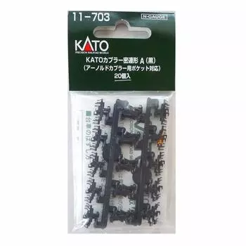 KATO N Gauge KATO Coupler Closely Connected Type A Black 20 Pieces Railway Model Supplies 11-703