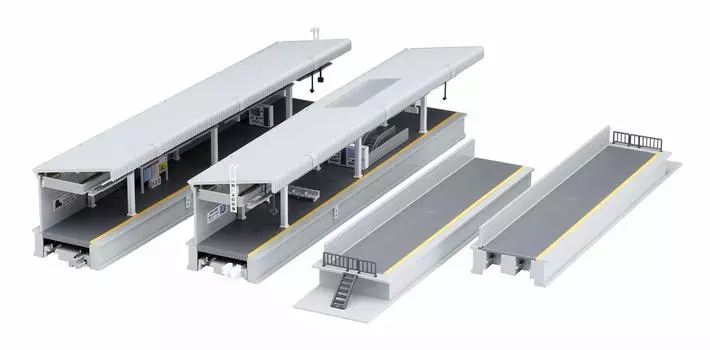 KATO N Gauge Suburban Platform DX Opposing Type Set Railway Model Supplies 23-161