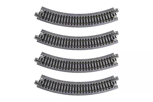 KATO N gauge Unitrack compact curved track 4 pieces Railway model supplies R183-45° 20-172