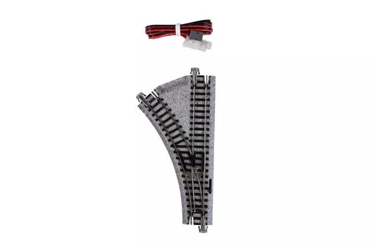 KATO N Gauge Unitrack Compact Electric Point Left Railway Model Supplies R150-45° 20-240