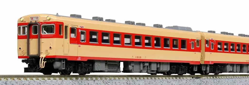 KATO N колея Kiha 58 серии экспресс-комплект Железнодорожная модель дизельный вагон без кондиционера Iide 7-вагонный 10-1531
