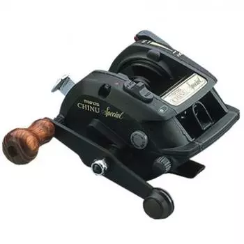 Катушка для приманки SHIMANO с двумя валами Titanos Chinu Special 500 с правой ручкой для черного морского леща чёрный
