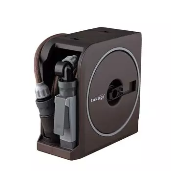 Катушка для шланга Takagi NANO NEXT 10 м, коричневая, стильная, RM1110BR (BR) коричневый