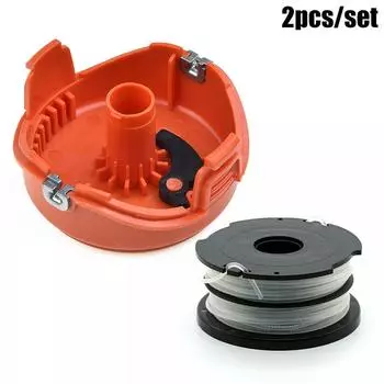 Катушка с леской для триммера с колпачком для Black&Decker GL 315 350 650 337SB 546SC 650SBC 651SB 652 653 65 656 660 670 575648-00+575462-00 CHINA