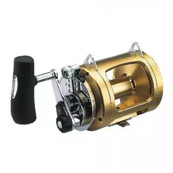 SHIMANO катушка для ловли на живца с двумя валами Tiagra 50WA Capole Hiramasa Tuna Trolling (правильно) Лодка/Ручная качка золотой