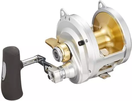 Катушка SHIMANO Baitcasting для троллинга с двойной осью 13 Talica 50II с правой ручкой для тунца весом более 100 кг, ручная намотка
