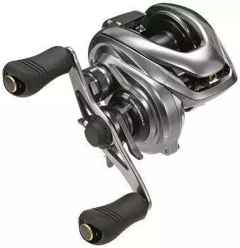 Катушка SHIMANO Baitcasting Double Axis 15 Metanium DC с правой ручкой, универсальная серый