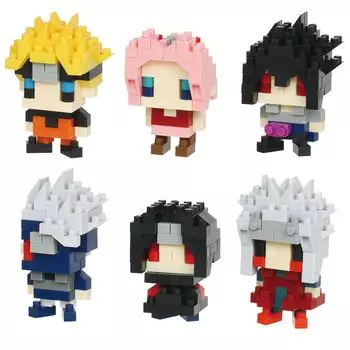 Kawada Nano Block Mini Nano NARUTO Shippuden (BOX) NBMC45S 1BOX 6 шт., всего 6 типов