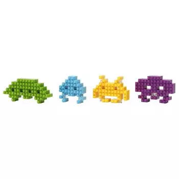 Kawada Nano Block Space Invader Invader 2 x x 18cm 12 years old and up Interior Hobby NBCC_108 10.5 NBCC_108