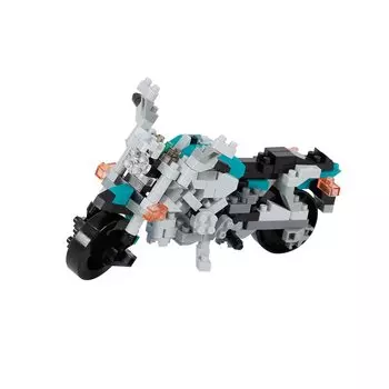 Kawada Nanoblock Award Selection Мотоцикл Cruiser Type NBC_329