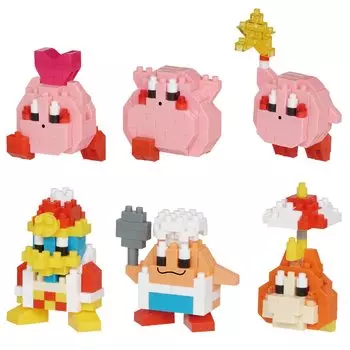 Kawada Nanoblock Mini Nano Kirby of the Stars vol.2 (BOX) NBMC46S 1BOX 6 pieces, 6 types in total