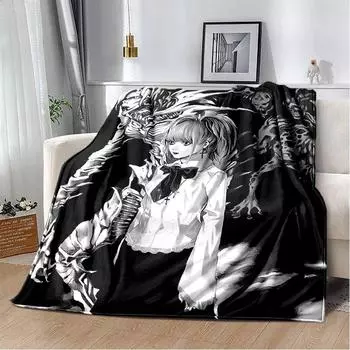Kawaii Amane Misa пледы одеяло Тетрадь смерти аниме фланелевые мягкие одеяла спальня диван чехол покрывало тонкое одеяло подарок на Хэллоуин 30*40in