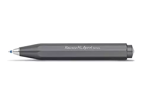 Kaweco AL SPORT Ball Pen Anthracite I Retractable Ballpoint Pen in Classic Design with Standard D1 Refills I Aluminum Ball Pen 13cm