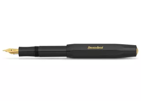 Kaweco Fountain Pen BB Extra Bold Classic Sports Black 10000014 Regular Imported Product