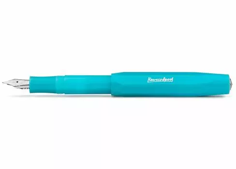 Kaweco Fountain Pen F Fine Point Frosted Sport Light Blueberry 10001876 Genuine Imported Product