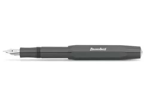 Kaweco Fountain Pen F Fine Point Skyline Sports Gray 10000758 Genuine Imported Product