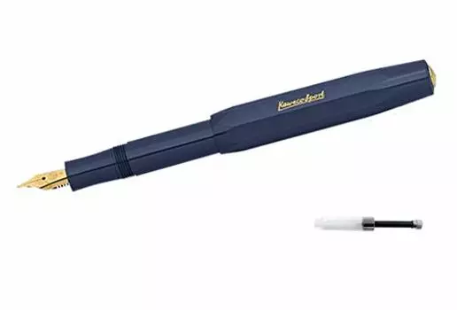 Kaweco Fountain Pen M Medium Point Classic Sports Navy Regular Imported Product [With Converter] CSFP-NV