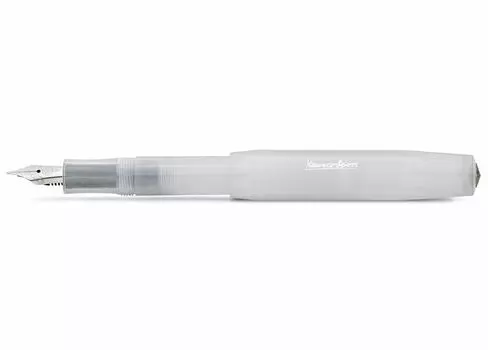 Kaweco Frosted Sport Fountain Medium Natural Officially Imported Pen, Nib, Coconut, FRFP-NC,