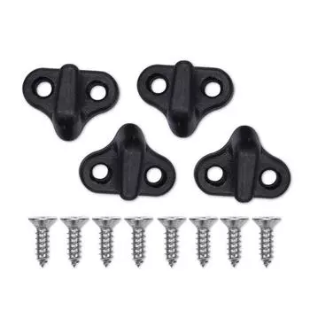 Kayak Lashing Hook Secure Kayak Fasteners Bungee Shock Cord Hook with Stainless Steel Flathead Screws For Kayak Canoe
