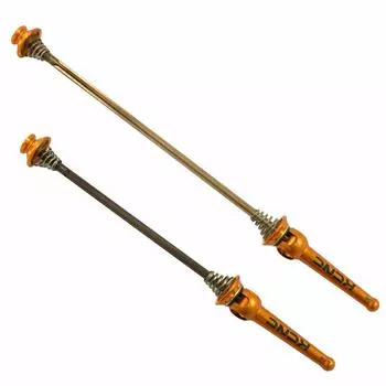 KCNC Grooving QR MTB Titanium Axle Hub SK2242 Skewer, Gold, KQR05-002G,